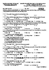 Đề kiểm tra môn Hoá học 10 - Bài số 1: Chương nguyên tử - Mã đề 210