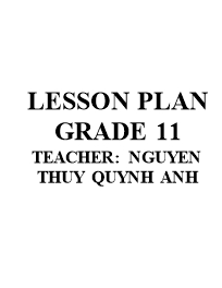 Giáo án Tiếng Anh 11 - Period 1 to period 96