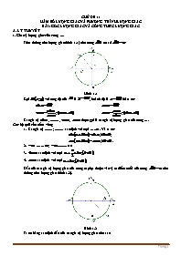 Bài tập trắc nghiệm môn Toán Lớp 11 (Có đáp án) - Chủ đề 1: Hàm số lượng giác và phương trình lượng giác