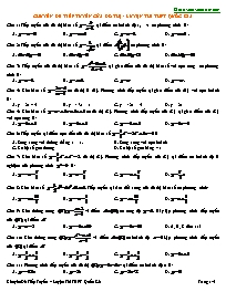 Đề luyện thi THPT Quốc gia môn Toán - Chuyên 